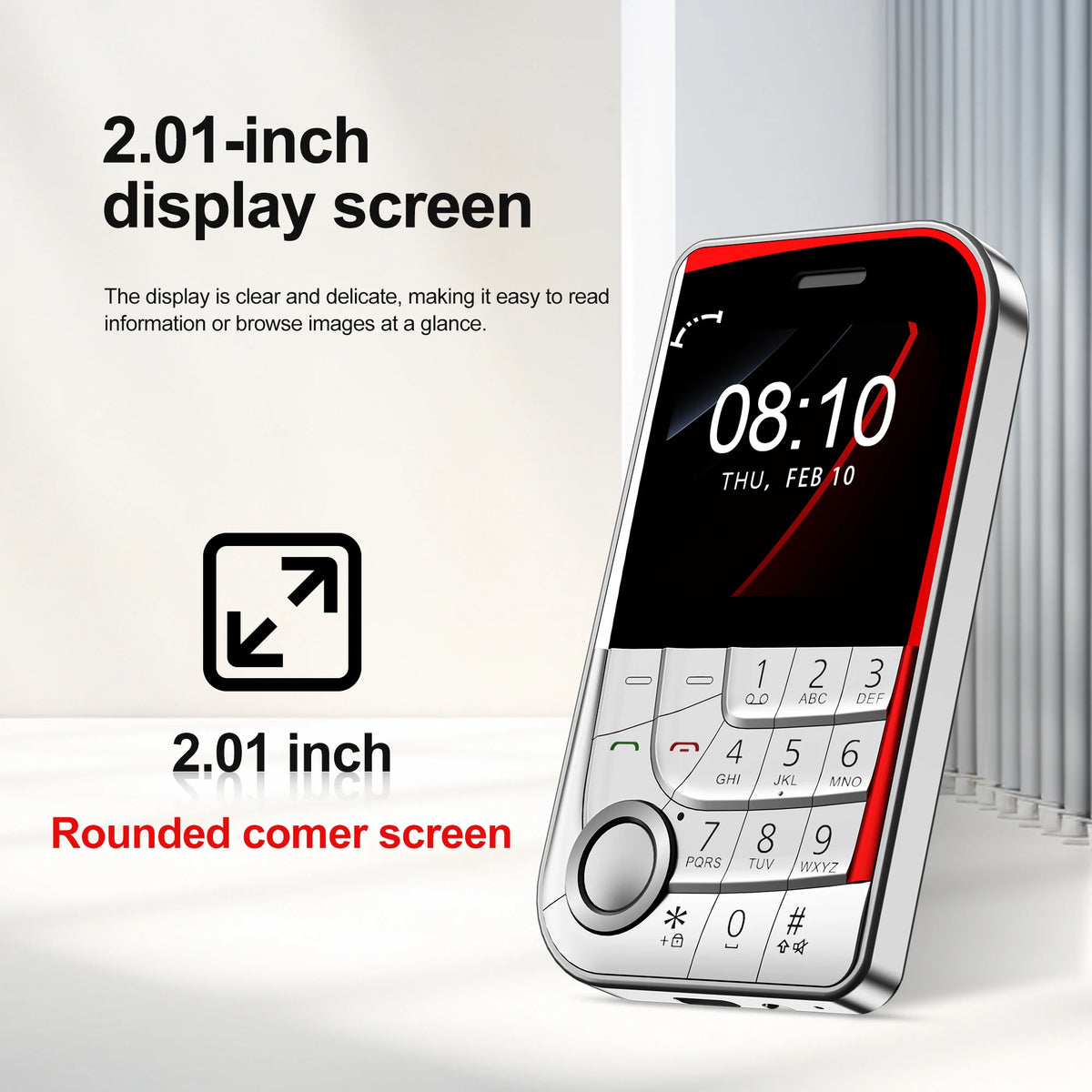 SERVO V10 Card Mobile Phone 2.01" Screen Magic Voice Speed Dial Flashlight FM Radio MP4 Player 2G GSM Dual SIM Small Cellphones