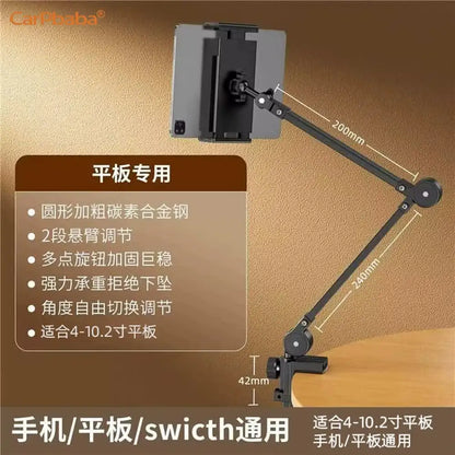 Tablet Bracket For Bed IPad Stand 360° Rotating Bed Tablet Mount Stand With 90cm Metal Arm For 4.7~12.9 Inch Phone Tablet Holder