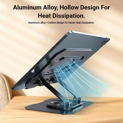 Tablet Holder Carbon Steel Stand With 360° Rotation Adjustable Stand For iPad Pro Air Mini Mobile Phone Desk Bracket