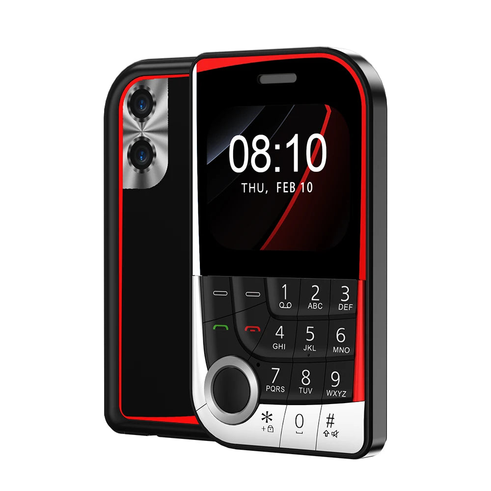 SERVO V10 Card Mobile Phone 2.01" Screen Magic Voice Speed Dial Flashlight FM Radio MP4 Player 2G GSM Dual SIM Small Cellphones