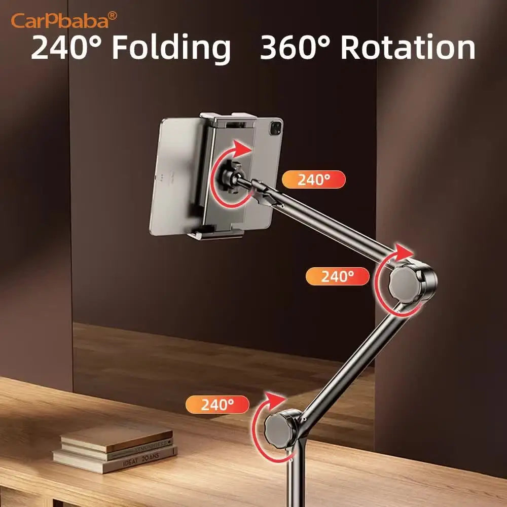Tablet Bracket For Bed IPad Stand 360° Rotating Bed Tablet Mount Stand With 90cm Metal Arm For 4.7~12.9 Inch Phone Tablet Holder