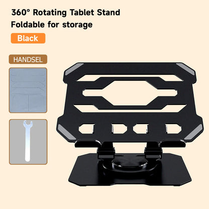 Tablet Holder Carbon Steel Stand With 360° Rotation Adjustable Stand For iPad Pro Air Mini Mobile Phone Desk Bracket