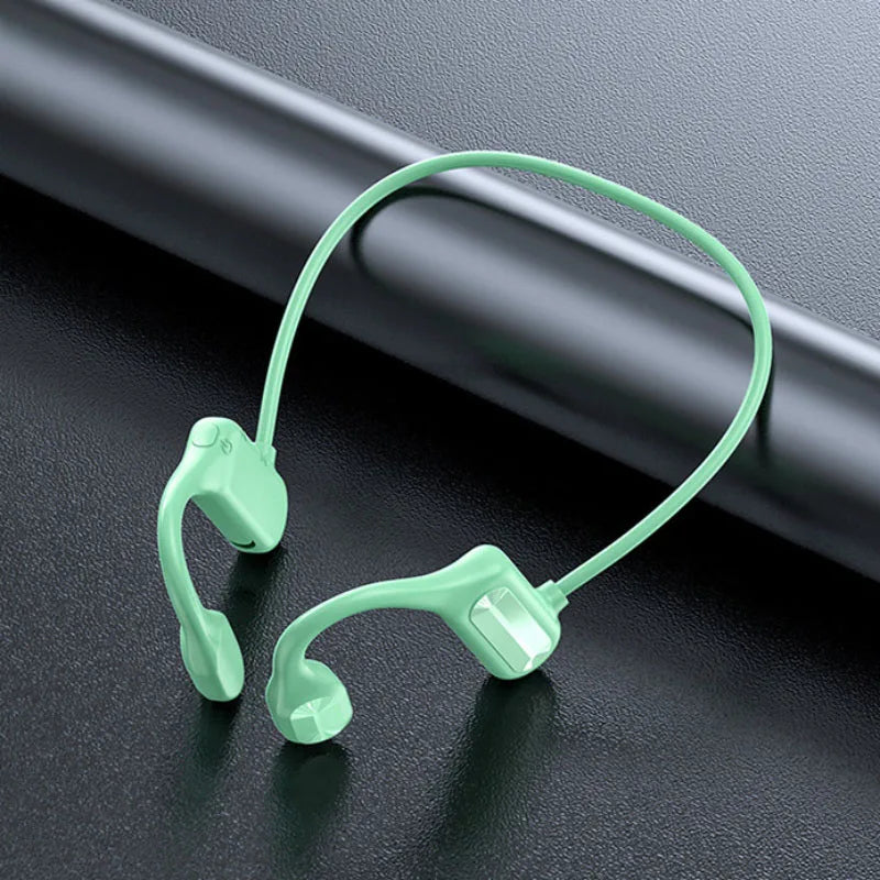 BMAD Bone Conduction Wireless Earphone Bluetooth 5.3 IPX8 Waterproof Swimming Headset With Mic Long Lasting Sports Headphones