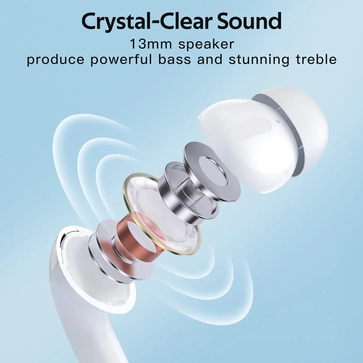 TWS BT 5.2 ENC Handsfree True Wireless In Ear Earbuds Stereo Mini Headphones Earphones Headsets Pro Pods